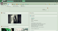 Desktop Screenshot of myyrina.deviantart.com