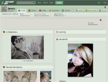 Tablet Screenshot of jansco.deviantart.com