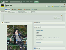 Tablet Screenshot of cheap-sex.deviantart.com