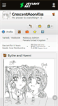Mobile Screenshot of crescentmoonkiss.deviantart.com
