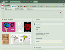 Tablet Screenshot of mmolai.deviantart.com