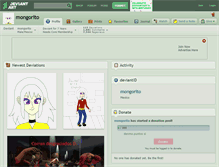 Tablet Screenshot of mongorito.deviantart.com