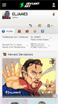 Mobile Screenshot of eljames.deviantart.com