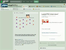 Tablet Screenshot of ladygt93-fc.deviantart.com