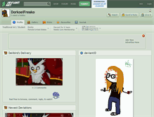 Tablet Screenshot of dorkoelfreako.deviantart.com