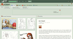 Desktop Screenshot of entahlanir.deviantart.com