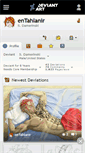 Mobile Screenshot of entahlanir.deviantart.com