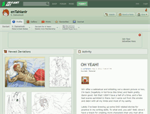 Tablet Screenshot of entahlanir.deviantart.com