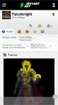 Mobile Screenshot of falcoknight.deviantart.com