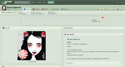 Desktop Screenshot of devor-sparrow.deviantart.com