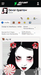 Mobile Screenshot of devor-sparrow.deviantart.com