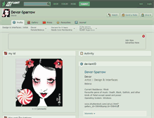 Tablet Screenshot of devor-sparrow.deviantart.com