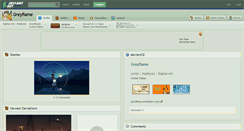 Desktop Screenshot of greyflame.deviantart.com
