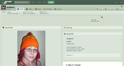 Desktop Screenshot of amberu.deviantart.com