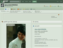 Tablet Screenshot of dana-anachr0nism.deviantart.com