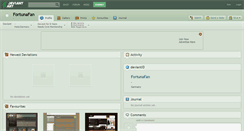 Desktop Screenshot of fortunafan.deviantart.com
