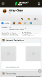 Mobile Screenshot of miray-chan.deviantart.com