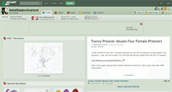 Desktop Screenshot of metalshadowoverlord.deviantart.com