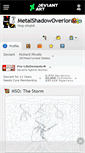 Mobile Screenshot of metalshadowoverlord.deviantart.com