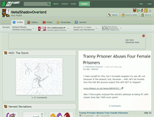 Tablet Screenshot of metalshadowoverlord.deviantart.com