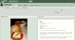 Desktop Screenshot of chinese-rose.deviantart.com