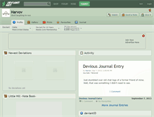 Tablet Screenshot of harvov.deviantart.com