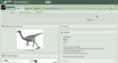 Desktop Screenshot of paleoarte.deviantart.com
