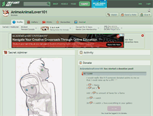 Tablet Screenshot of animeanimallover101.deviantart.com