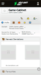 Mobile Screenshot of game-cabinet.deviantart.com