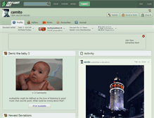 Tablet Screenshot of cemito.deviantart.com