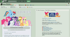 Desktop Screenshot of bronies.deviantart.com