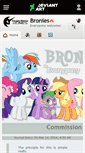 Mobile Screenshot of bronies.deviantart.com