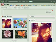 Tablet Screenshot of kisichka.deviantart.com