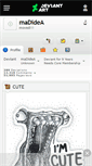Mobile Screenshot of madidea.deviantart.com