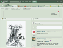 Tablet Screenshot of madidea.deviantart.com
