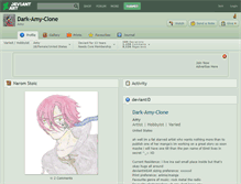 Tablet Screenshot of dark-amy-clone.deviantart.com