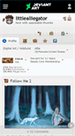 Mobile Screenshot of littlealliegator.deviantart.com