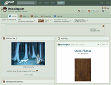 Tablet Screenshot of littlealliegator.deviantart.com