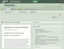Tablet Screenshot of blazing-assasin.deviantart.com