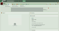 Desktop Screenshot of erric.deviantart.com