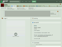Tablet Screenshot of erric.deviantart.com