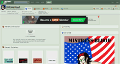 Desktop Screenshot of mistress-blood.deviantart.com