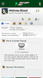 Mobile Screenshot of mistress-blood.deviantart.com