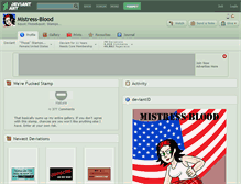 Tablet Screenshot of mistress-blood.deviantart.com
