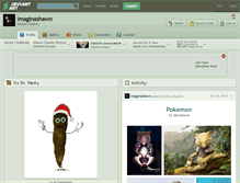 Tablet Screenshot of imaginashawn.deviantart.com