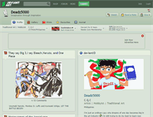 Tablet Screenshot of deadz5000.deviantart.com