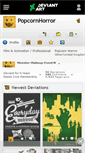 Mobile Screenshot of popcornhorror.deviantart.com