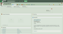 Desktop Screenshot of pineapplefactor.deviantart.com