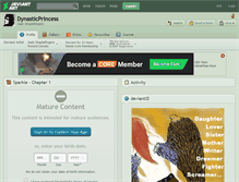 Tablet Screenshot of dynasticprincess.deviantart.com