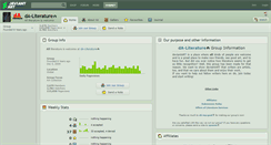 Desktop Screenshot of da-literature.deviantart.com